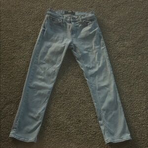 Hollister Men's Light Blue Straight Jeans